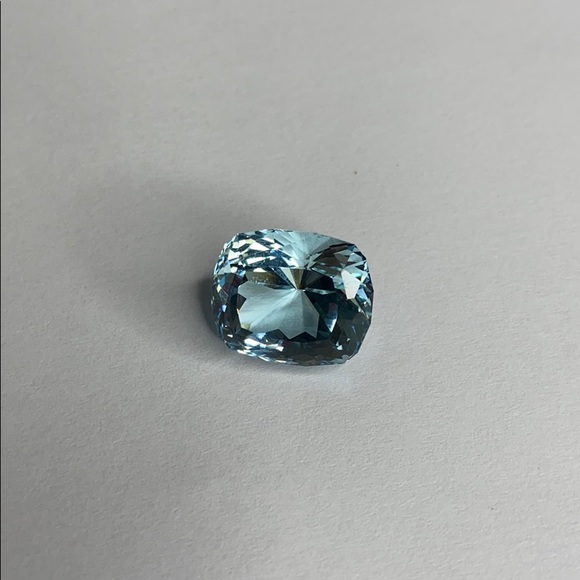 💎 Aquamarine 19.11 ct Natural Faceted Gemstone - Picture 3 of 10